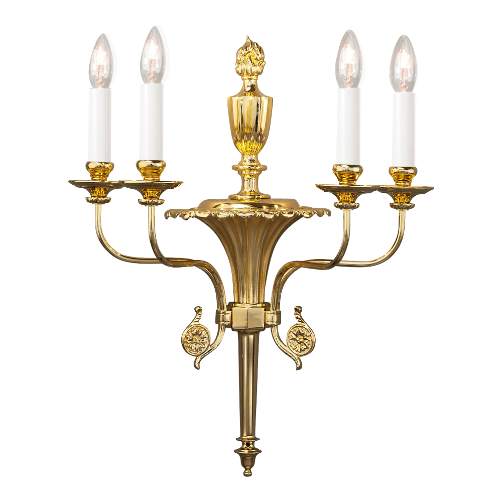 Wandleuchte <i>Windenblüte</i> 4lp