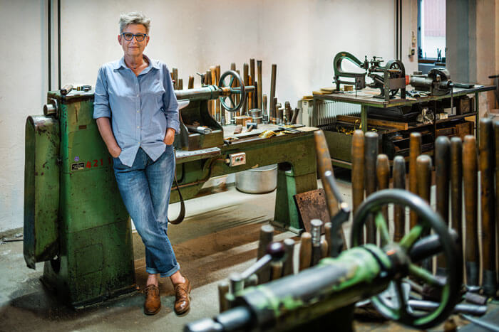 Gabriele Pötzsch Geschäftsführerin der LMW-Leuchten Manufaktur Wurzen GmbH